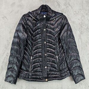 Laundry By Shelli Segal Black Puffer Jacket